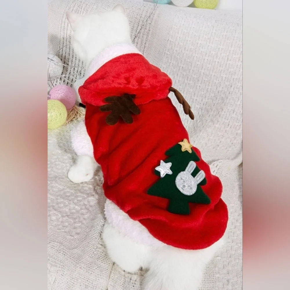 New! Pet Christmas Clothes Costume, Pet Clothes for Small Medium Dogs and Cats